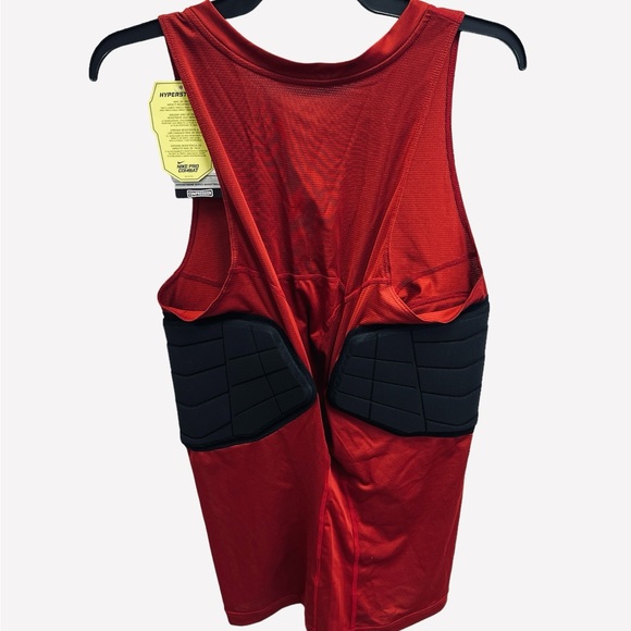 Nike Pro Tank Padded Compression Combat Deflex Basketball Red/Black Top Size XL - Picture 3 of 5